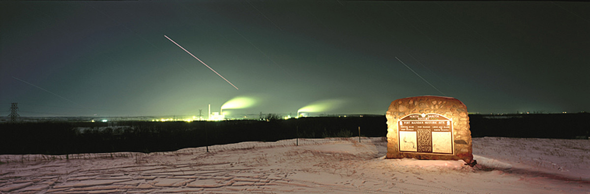 Mars Descending Over the 1st Mandan Village Site, 2001