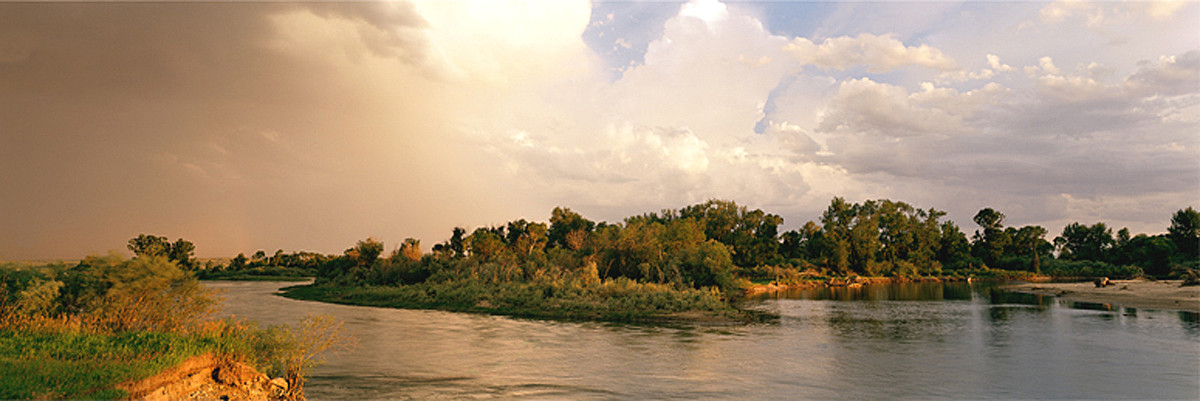 Confluence of the Madison and Jefferson Rivers, 1997