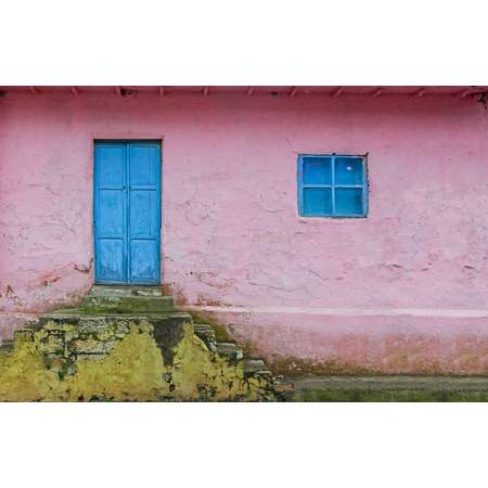 Pink Wall, Guamote, Ecuador 