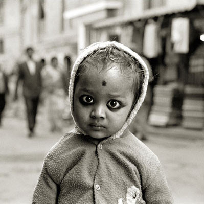 Child with Charcoal Eyes