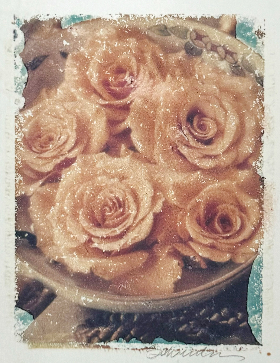 Peach Roses, Bowl