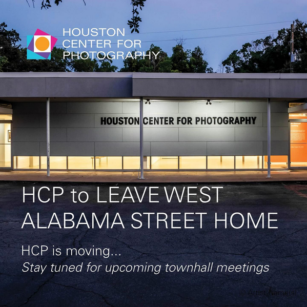 View of Houston Center for Photography building from the oustide.